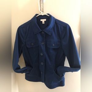 Beautiful blue Charter Club jacket Spring/ Fall